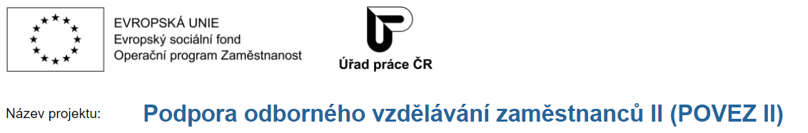 Label of the Labour Office and the European Union project to Support Vocational Training of Employees II