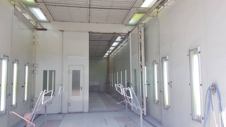 View into the paint shop of MHD HK